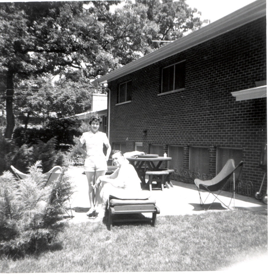 Backyard portraits, about 1957