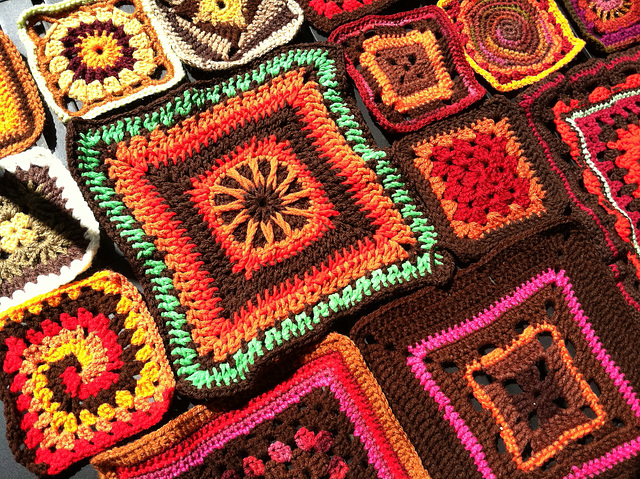 Crochet squares