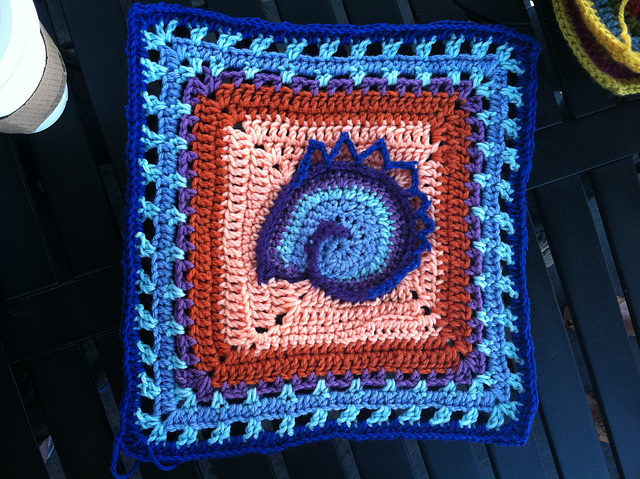 Crochet square for swap