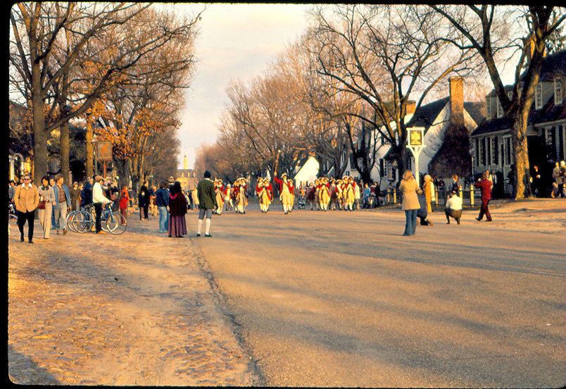 1976, Williamsburg with president Ford