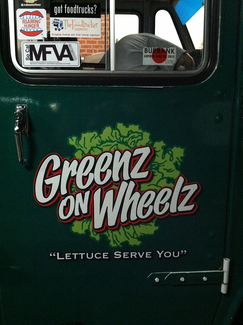 Greenz on Wheelz truck logo