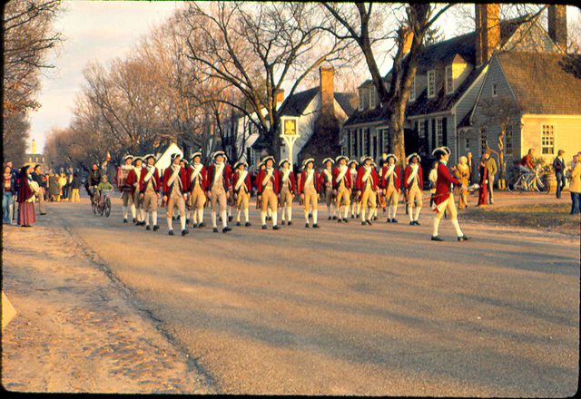 1976, Williamsburg with president Ford