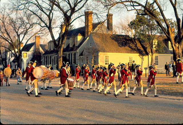 1976, Williamsburg with president Ford