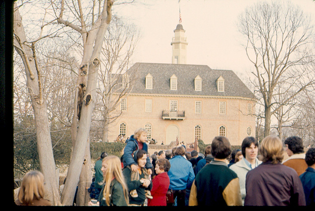 Old Virginia Colonial Capitol Building, January, 1976.