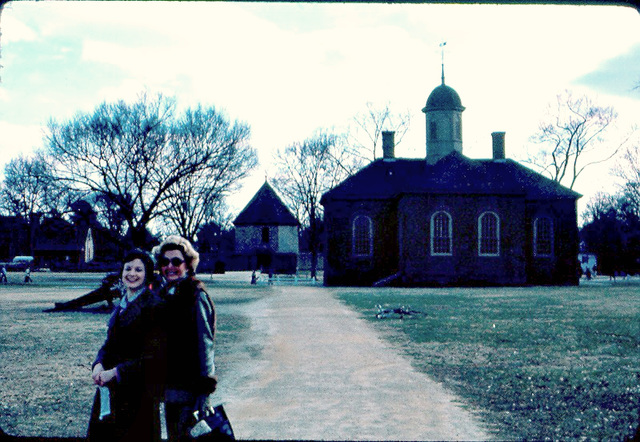 1976, Williamsburg with president Ford