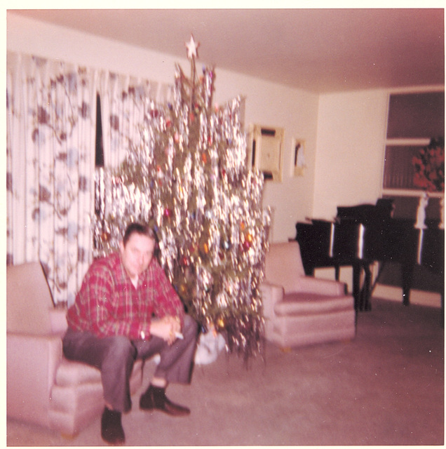 CG and his tree, about 1960