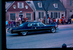 1976, Williamsburg with president Ford