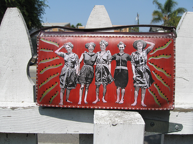 Upcycled Purse, Bathing Beauties 1908