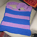 Back of Freeform Crochet Bag
