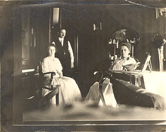My Paternal Grandmothther, Anna Olsen Grossenbach, and her parents, c. 1907