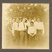 Summer amusement, c. 1904, Wisconsin. My grandfather, his brother and his cousins entertain themselves at the lake house.