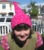 Pink Pointy Crocheted Hat