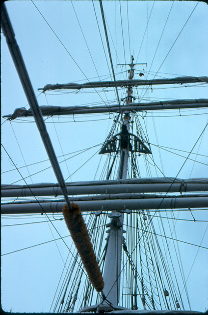 Norwegian Tall Ship Christian Radich, 1975