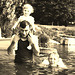 Summer! My dad (r) with his father and brother, c. 1922