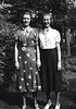 My Aunt Doris (l) and friend, c. 1940