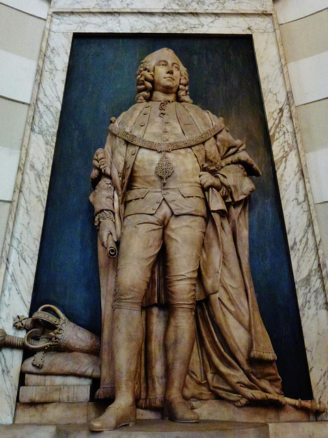 christ church spitalfields, london,tomb of sir robert ladbroke by flaxman, 1794. he'd been lord mayor of london and president of christ's hospital.