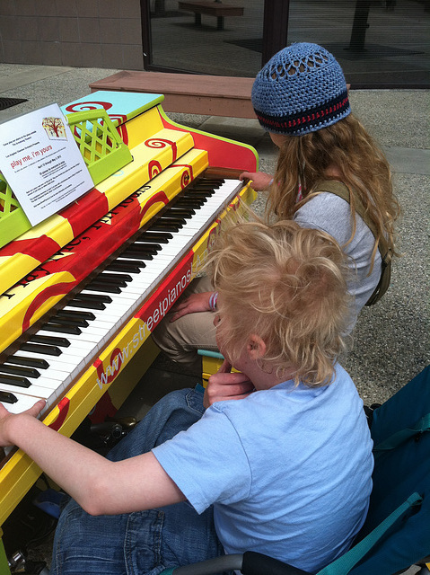 Street Piano at Torrance Cultural Arts Center, 4/22/12