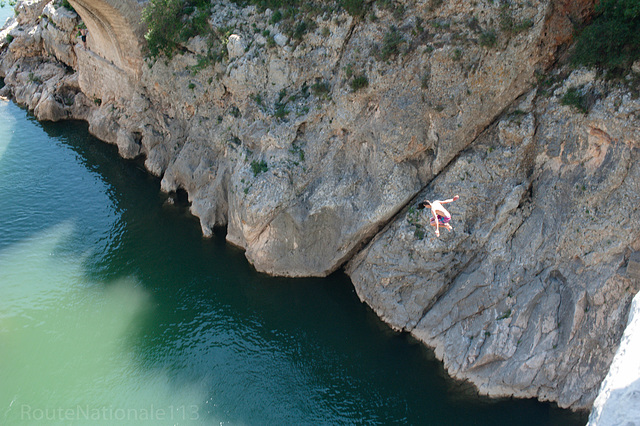 Saut du pont du Diable