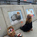 Daughter at Chalk Art Challenge, Redondo Splashwall, 4/21/12