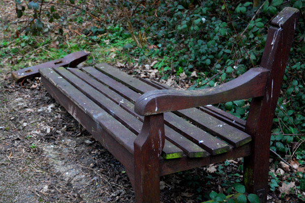 Broken bench