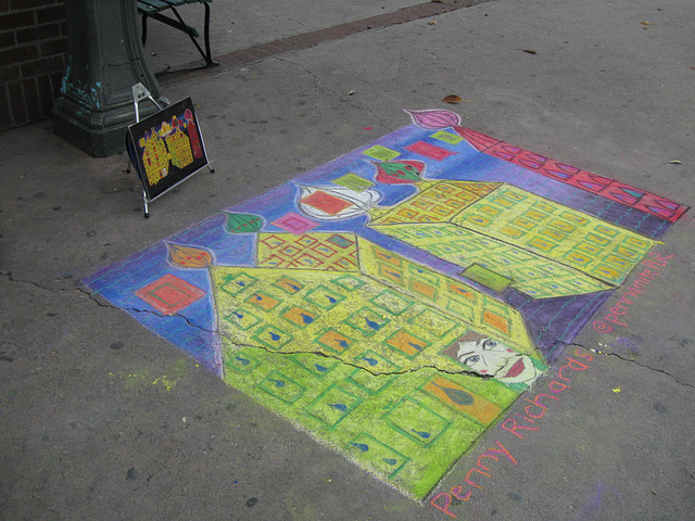 Chalk Art at Pueblo de los Angeles