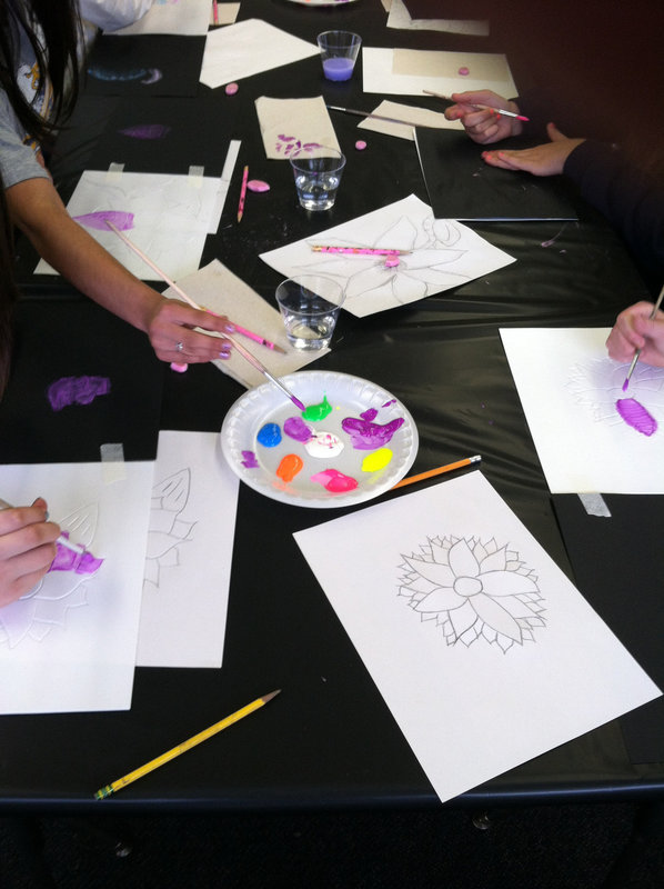 Adams Middle School, Hands on Art class