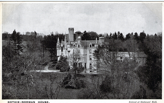 Rothie Castle, Aberdeenshire (now a ruin)