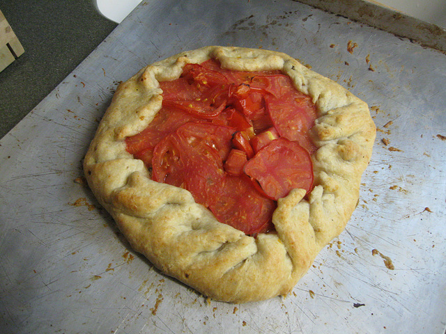 First Tomato Tart of the Summer