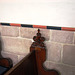 Detail of  typical pew end, Saint Michael's Church, Birchover, Derbyshire