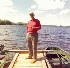 Classic Dad.  Northern Wisconsin Vacation, 1959