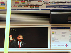 Obama Rides the Northern Line