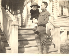 Dad with his uncle Pete, c. 1918