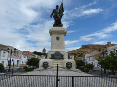 Estatua de Hernan Cortés regalo  de Mejico a Medellín-Cáceres-España