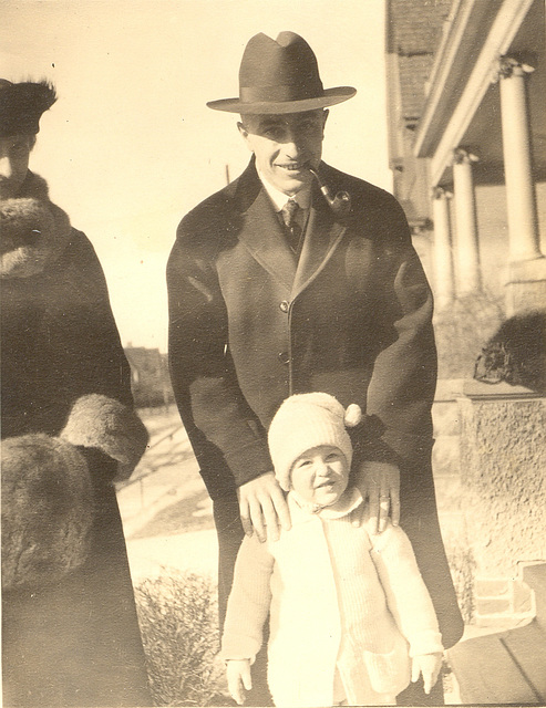 Dad and his father, c. 1917