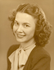 Mom, c. 1941.  Happy Mother's Day.