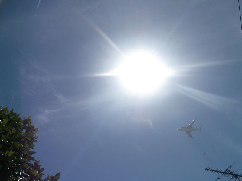 Endeavour flyover from MY HOUSE