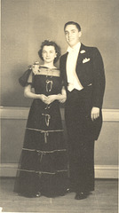 Dad, college, 1933. Not sure if this was for a dance or for a play.
