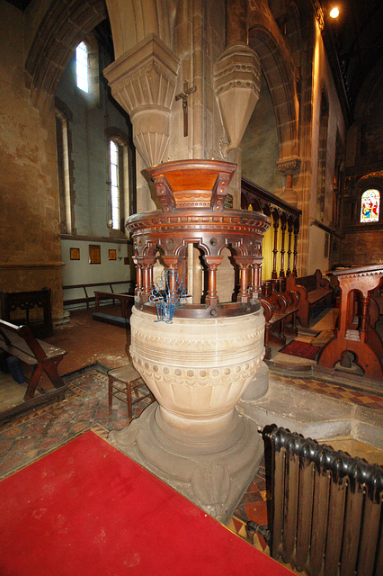 Pulpit, St Thomas' Church, Normanton, Derby