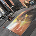 A Chalk Artist outside Pompidou Ctr