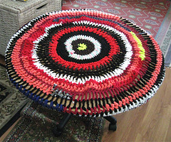 Crocheted table cover