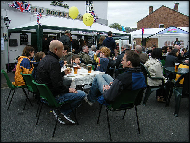 beer at the Old Bookbinders