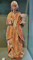 english c16 terracotta saint, v. and a.