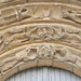 Sculptures du portail de l'ancienne église Notre-Dame de la Couldre à Parthenay