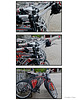 Bike triptych in Whistler