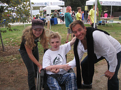 My kids with Michael Weatherly