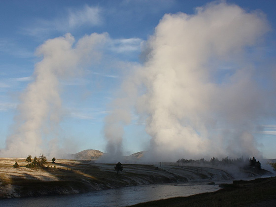 Morning at Midway Geyser Basin