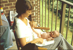 Elise's First Week Home; August 1974