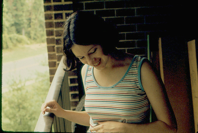 Elise's First Week Home; August 1974