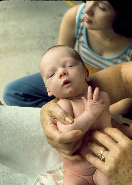 Elise's First Week Home; August 1974