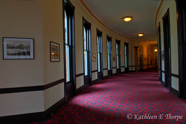 Curved Corridor Plant Hall University of Tampa - HDR